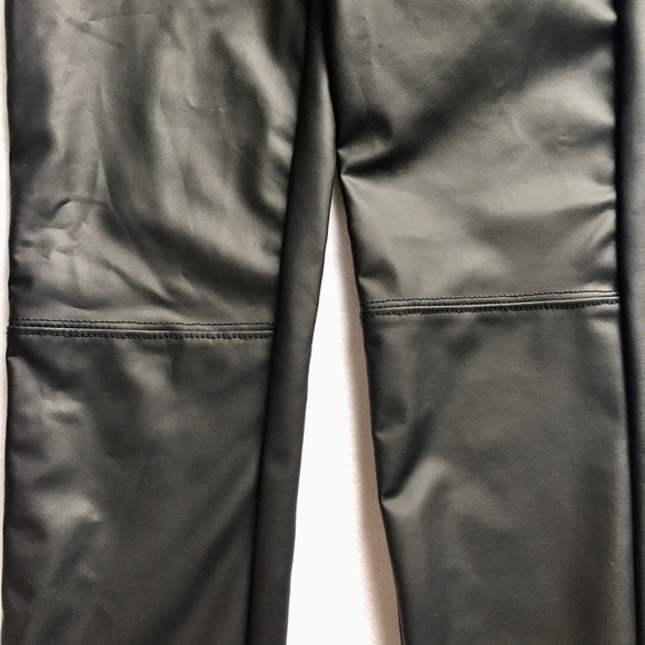 Mini me! NWOT faux leather skinny leggings - Picture 6 of 8